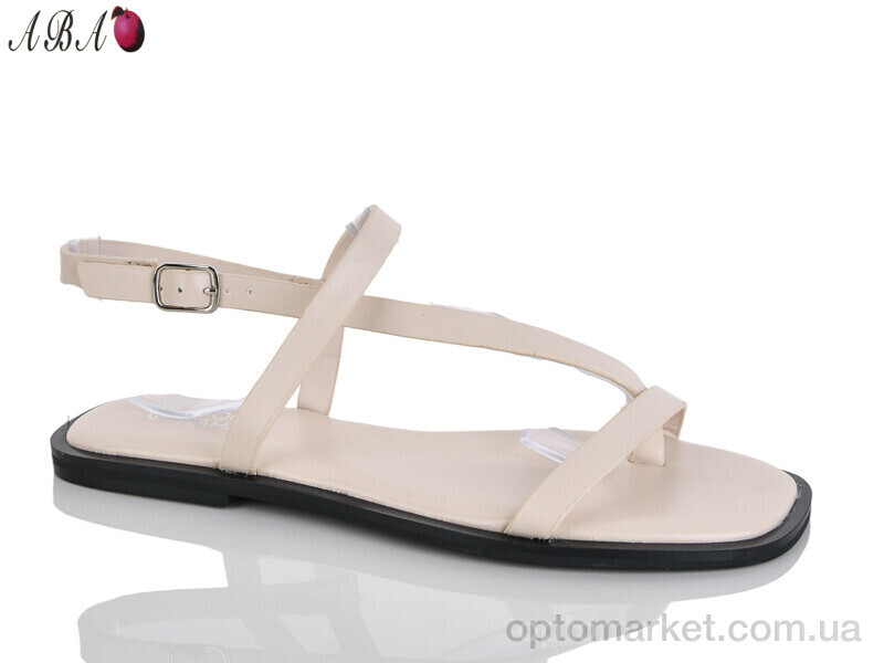 Купить Босоніжки жіночі QQ1ABA38-3 QQ&Панда бежевий, фото 1