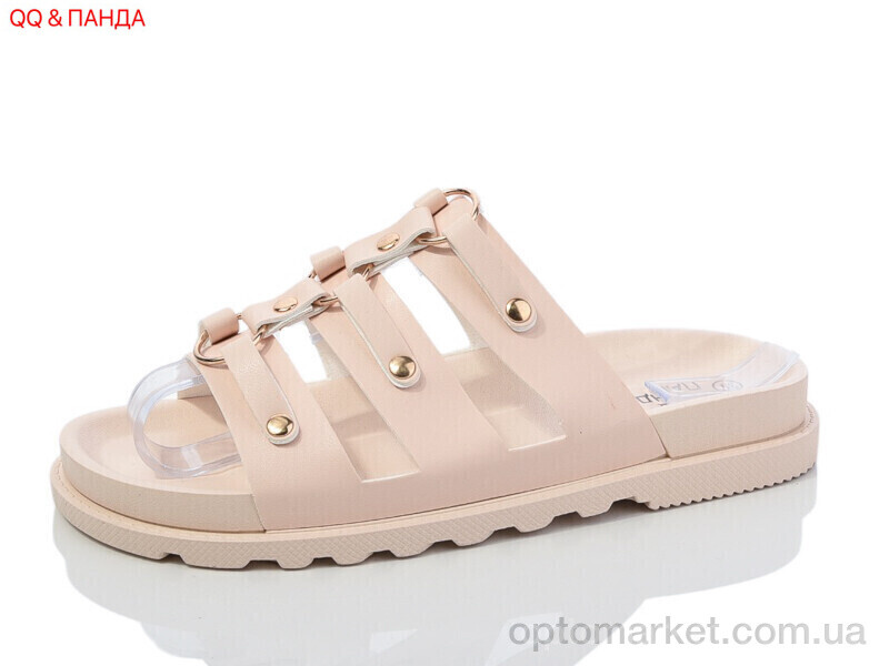 Купить Шльопанці жіночі QQ52-3 Панда рожевий, фото 1