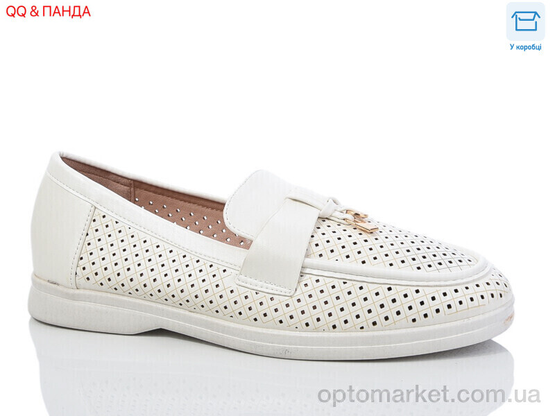 Купить Туфлі жіночі QQ59-2 Панда білий, фото 1