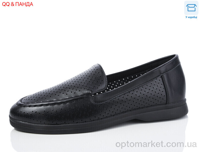 Купить Туфлі жіночі QQ60-1 Панда чорний, фото 1