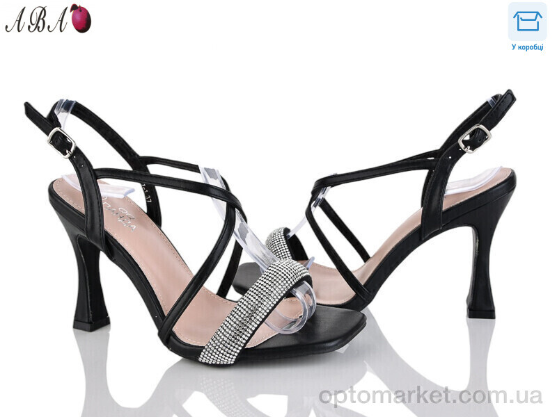 Купить Босоніжки жіночі QQ6ABA7-1 Панда чорний, фото 1