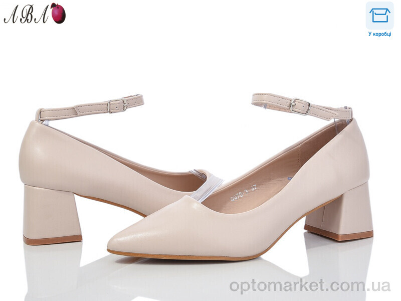 Купить Туфлі жіночі QQ7ABA0-3 Панда бежевий, фото 1