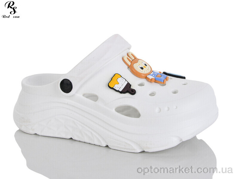 Купить Крокси жіночі QQ86-2 Red Sun білий, фото 1