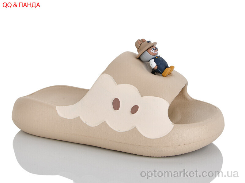 Купить Шльопанці жіночі QQ87-3 QQ&Панда бежевий, фото 1