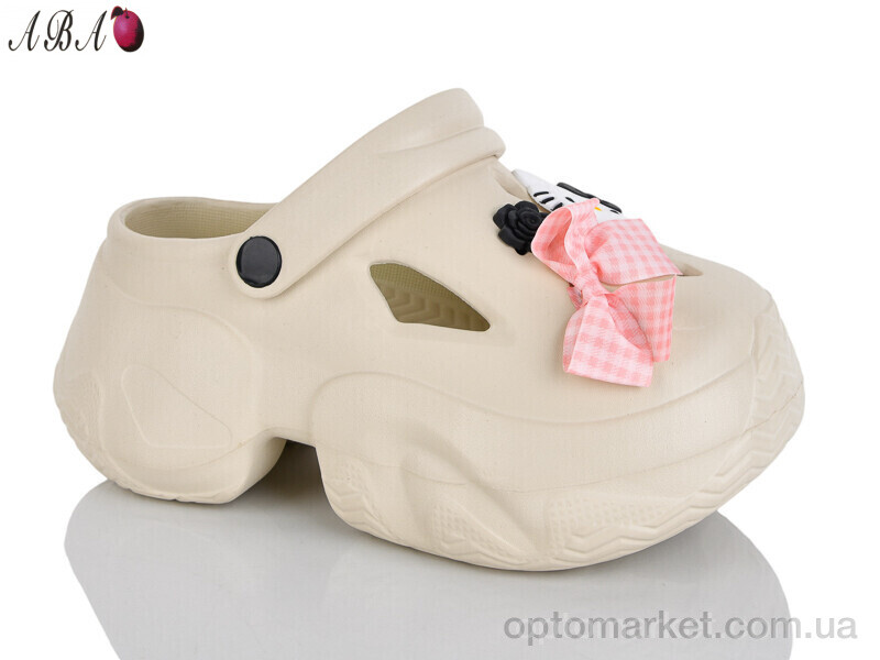 Купить Крокси жіночі QQ8ABA2-3 Aba бежевий, фото 1