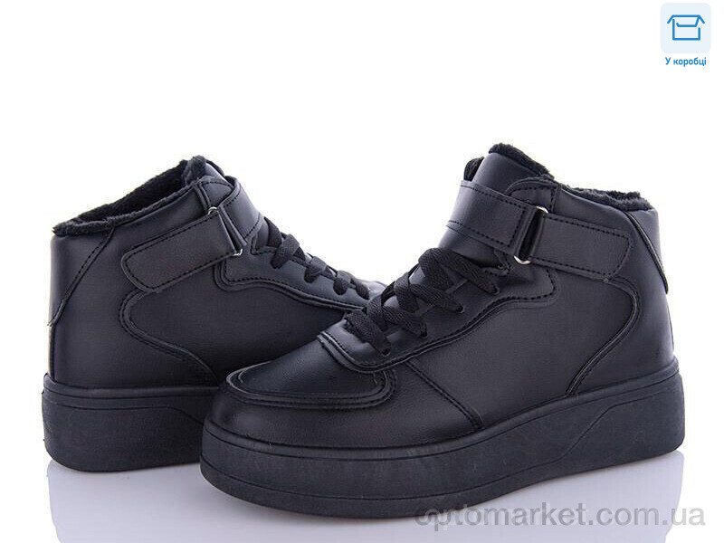 Купить Черевики жіночі QT17-1 Stilli чорний, фото 1