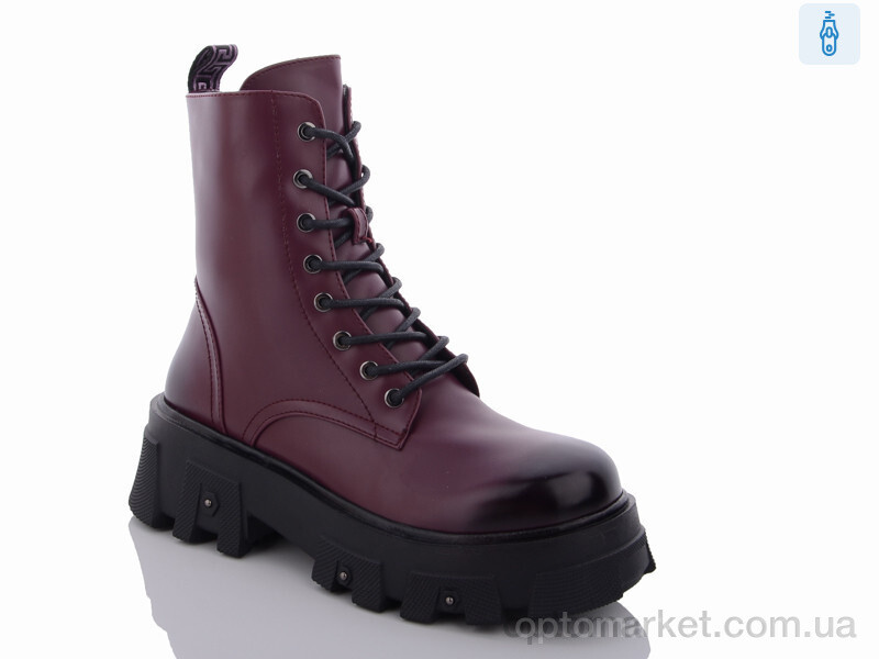 Купить Черевики жіночі QX1898-57 Teetspace бордовий, фото 1