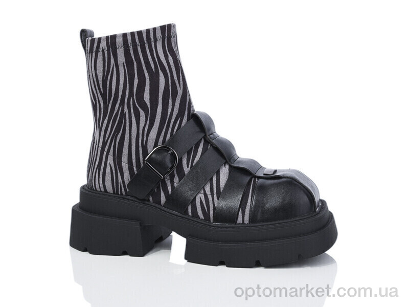 Купить Черевики жіночі QX811-2 Teetspace чорний, фото 1