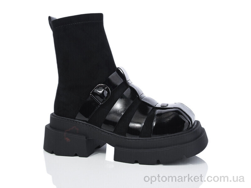 Купить Черевики жіночі QX811-98 Teetspace чорний, фото 1