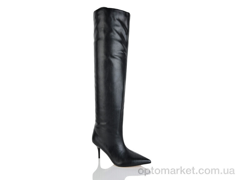 Купить Ботфорти жіночі QX996-1 Teetspace чорний, фото 1