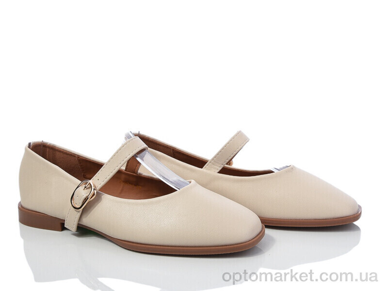 Купить Балетки жіночі R007-1 Loretta бежевий, фото 1