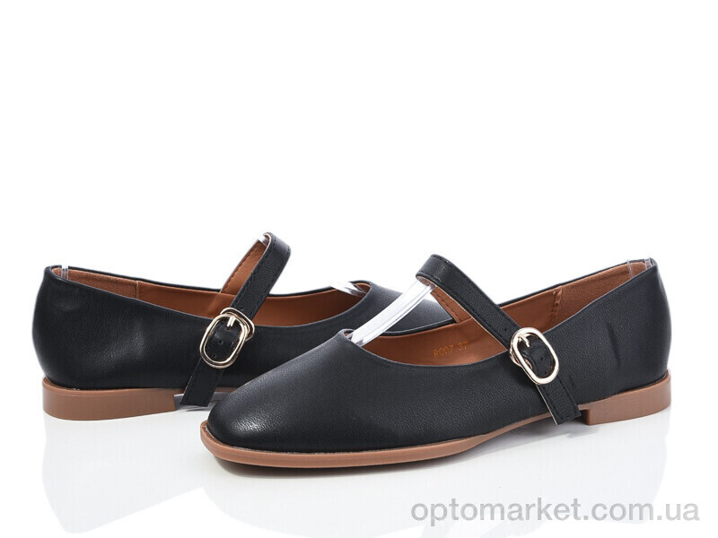 Купить Балетки жіночі R007 Loretta чорний, фото 1