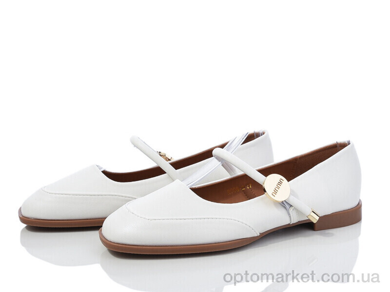 Купить Балетки жіночі R008-2 Loretta білий, фото 1