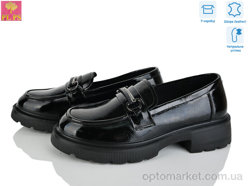 Купить Туфлі жіночі R074-3 PLPS чорний, фото 1