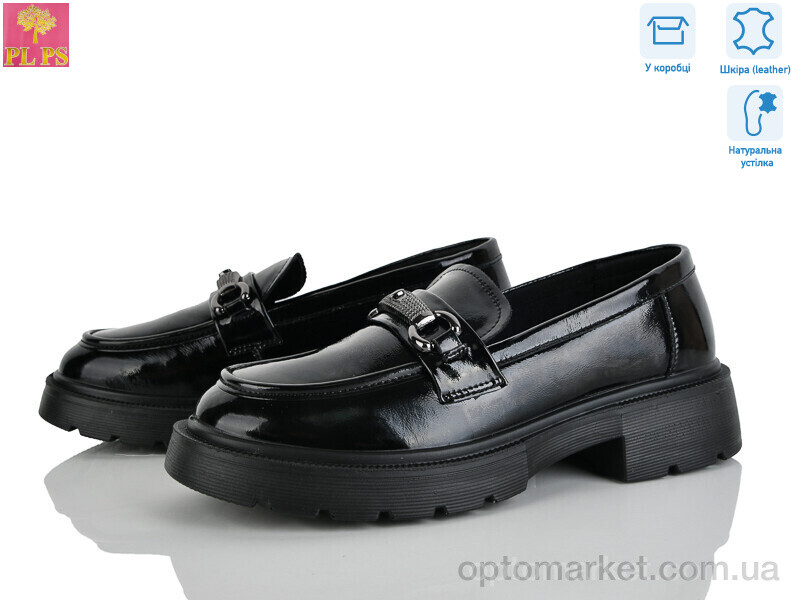 Купить Туфлі жіночі R132-3 PLPS чорний, фото 1
