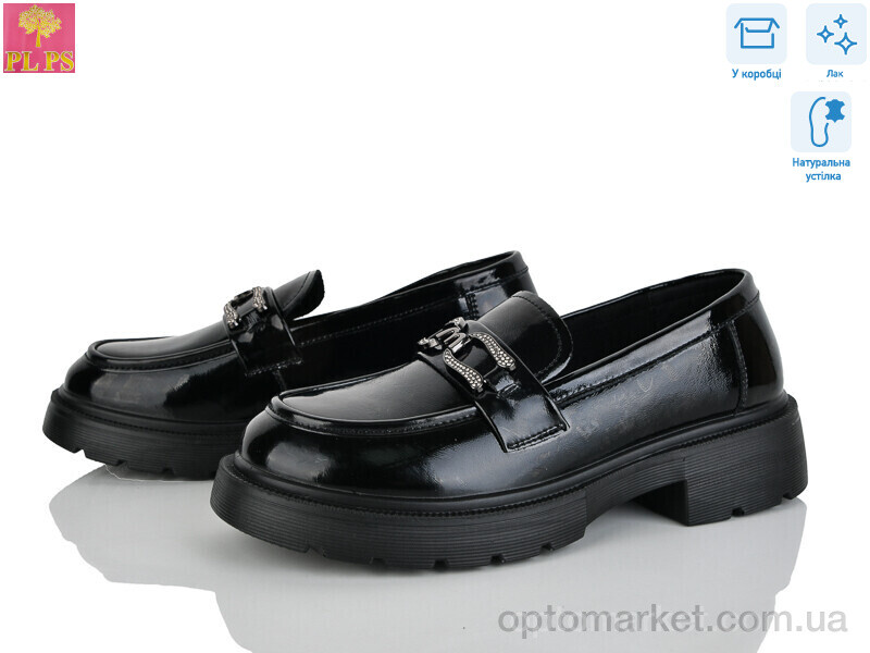 Купить Туфлі жіночі R133-3 PLPS чорний, фото 1