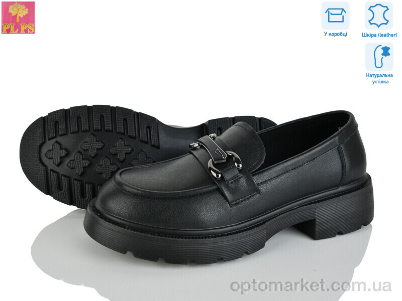 Купить Туфлі жіночі R139-1 PLPS чорний, фото 1
