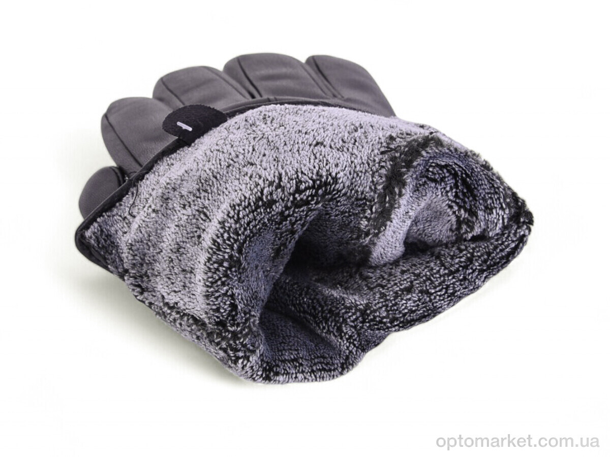 Купить Рукавички чоловічі R204 black Anjela чорний, фото 2