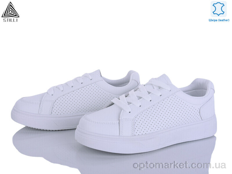 Купить Кросівки жіночі R30-2 шкіра Stilli білий, фото 1
