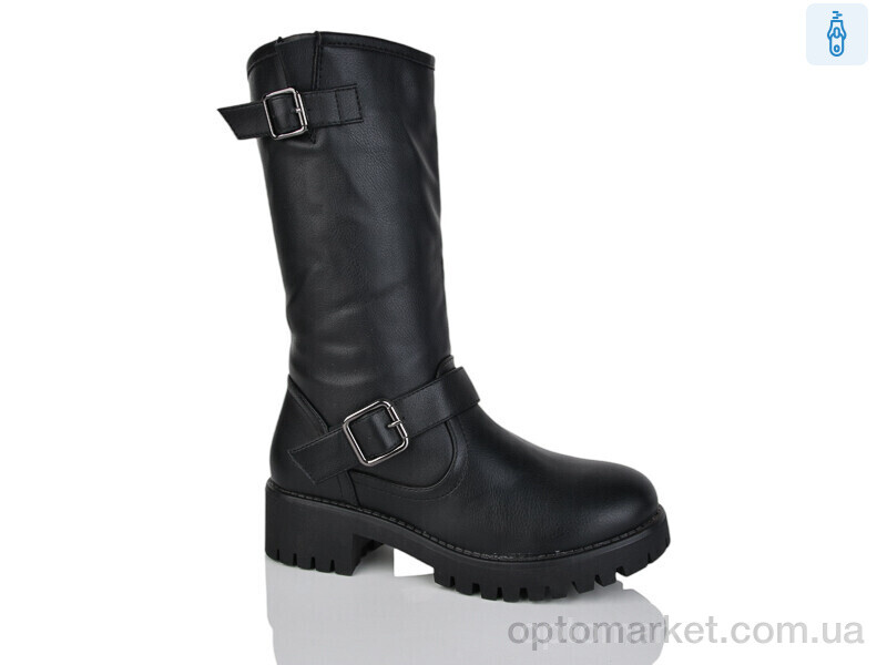 Купить Чоботи жіночі R3150 U-Chin чорний, фото 1