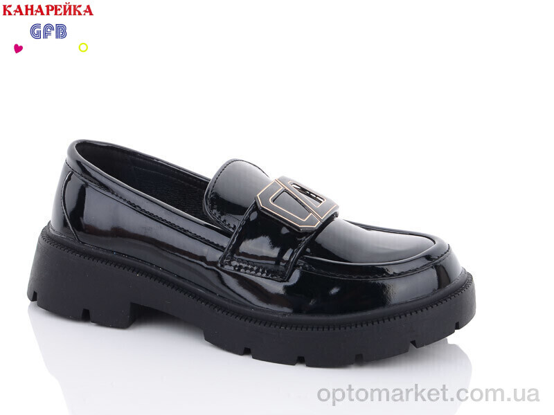 Купить Туфлі дитячі R32399-2 Канарейка чорний, фото 1