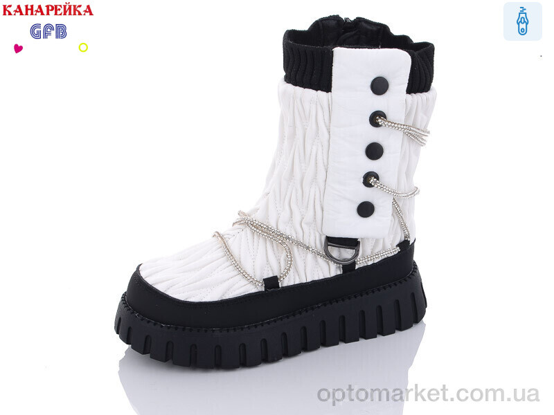 Купить Чоботи дитячі R3359-5 GFB-Канарейка білий, фото 1