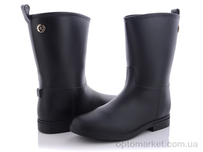 Купить Гумове взуття жіночі R608P rainy show чорний, фото 1