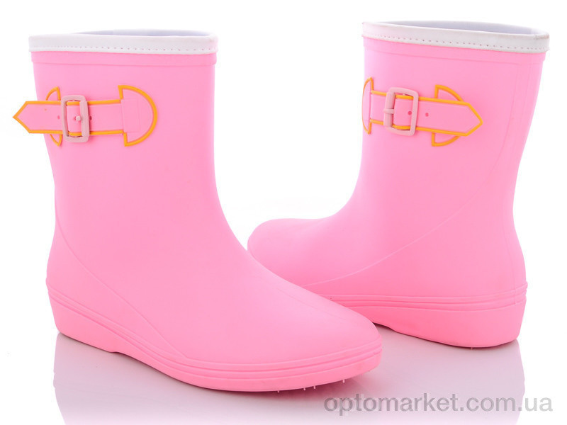 Купить Гумове взуття жіночі R818 розовый Class Shoes рожевий, фото 1