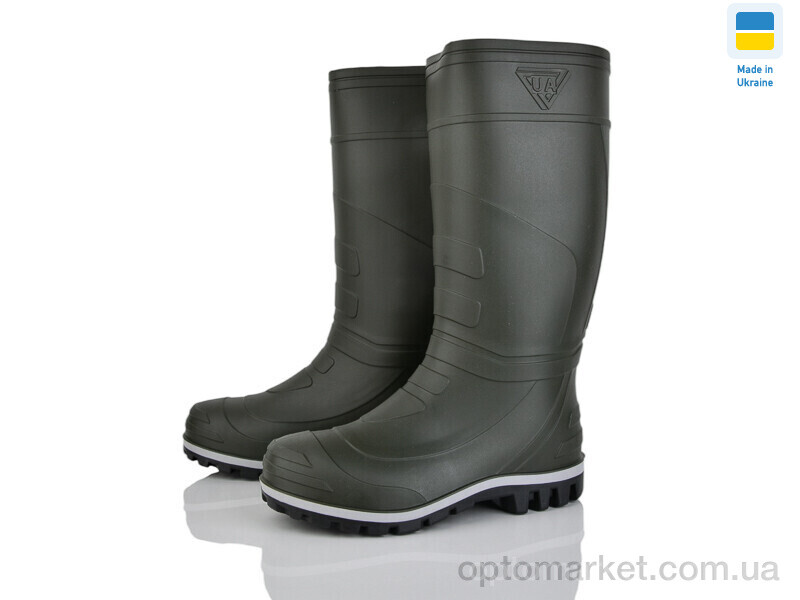 Купить Чоботи гумові чоловічі RB101-46 зелений Dago зелений, фото 1