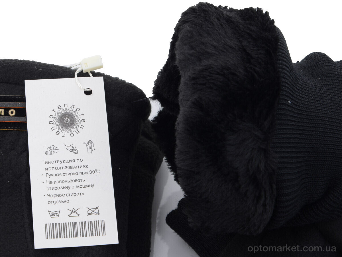 Купить Рукавички чоловічі RB6 black Rubi чорний, фото 2