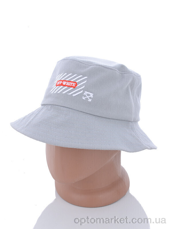 Купить Панама чоловічі RF004-6 grey O.f white сірий, фото 2