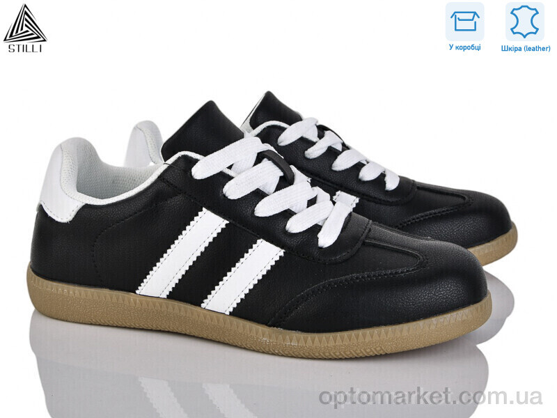 Купить Кросівки жіночі RL10-6 шкіра Stilli чорний, фото 1