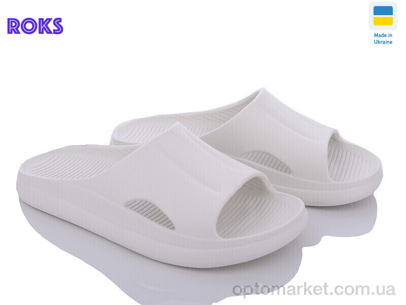 Купить Шльопанці жіночі Roksol 510-009 Roks білий, фото 1