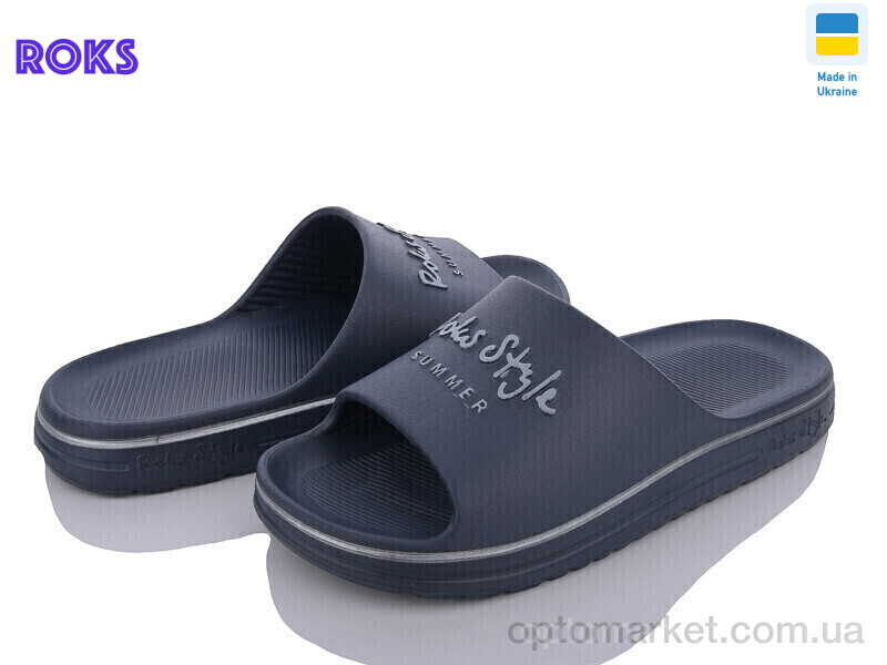 Купить Шльопанці чоловічі Roksol 520-019 Roks синій, фото 1