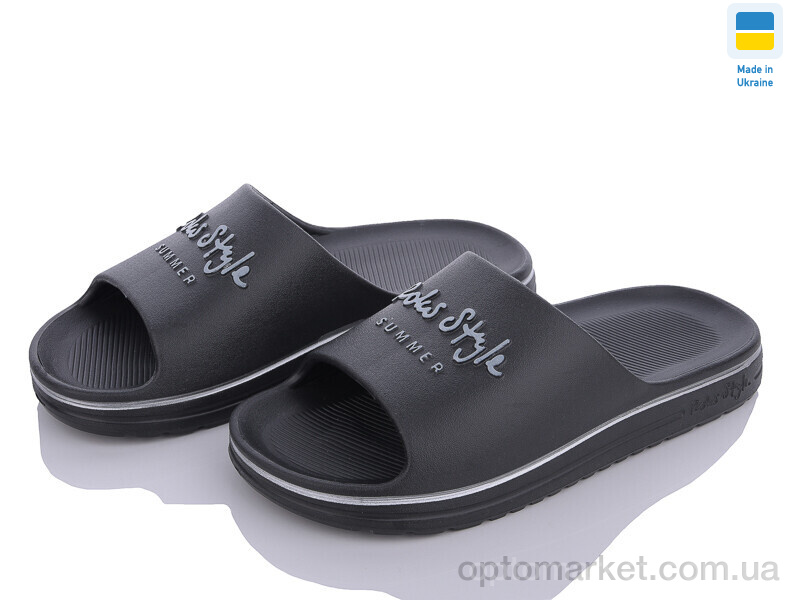 Купить Шльопанці чоловічі Роксол М520-010 чорний Roksol чорний, фото 1