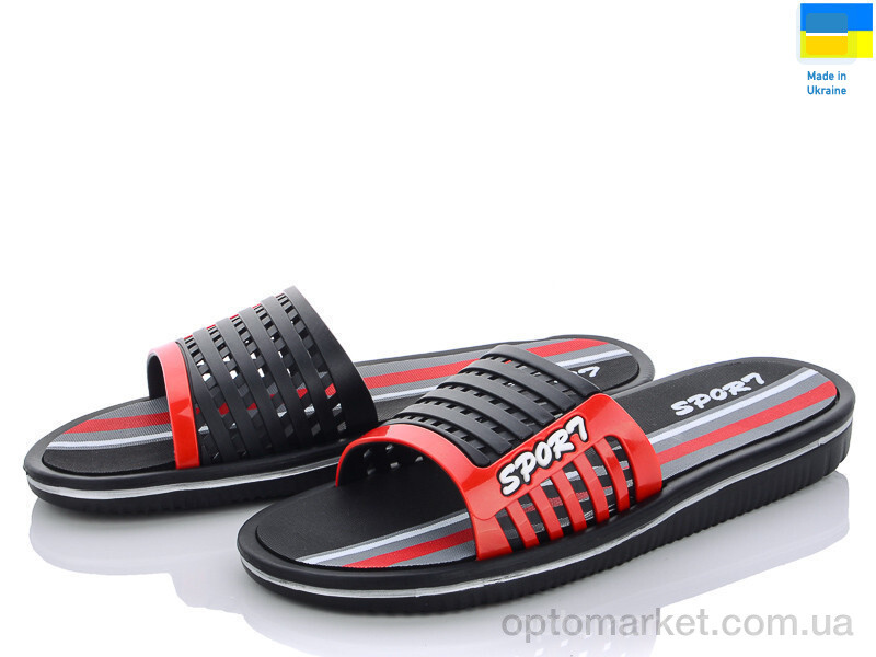 Купить Шльопанці чоловічі Роксол Мм5 красный Roksol чорний, фото 2