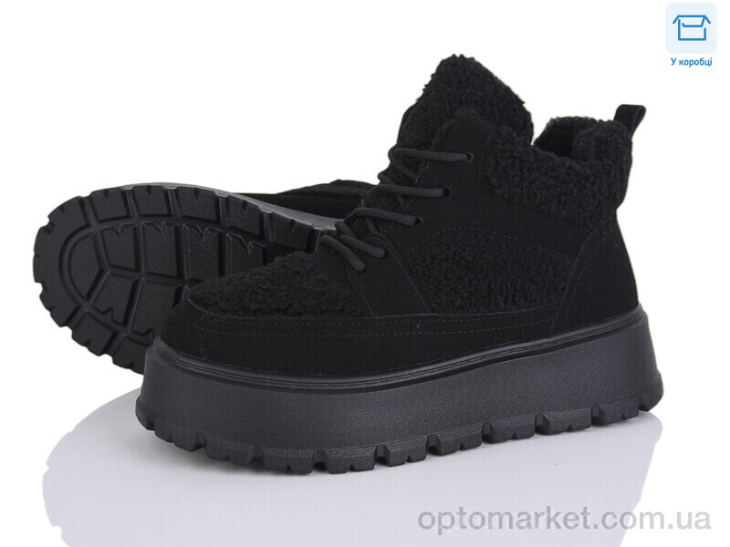 Купить Черевики жіночі RP89-1 Lemon чорний, фото 1