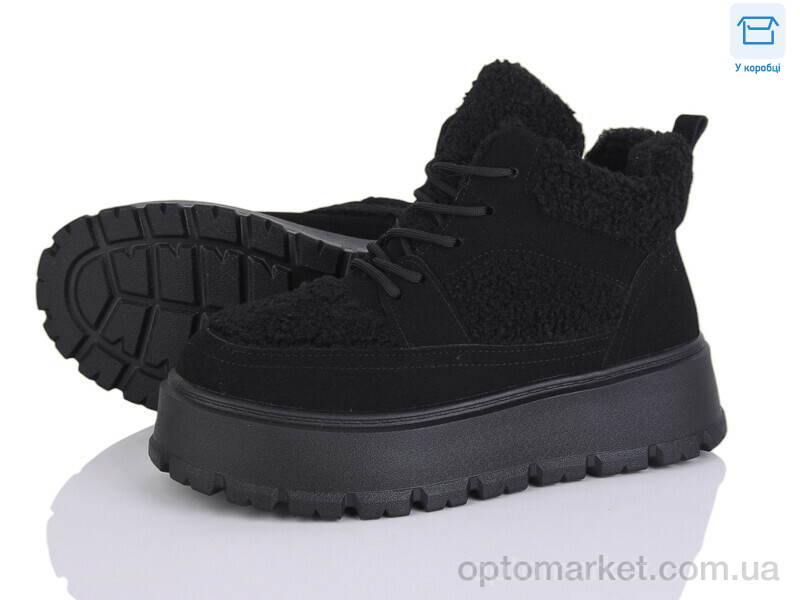 Купить Черевики жіночі RP89-1 Lemon чорний, фото 1