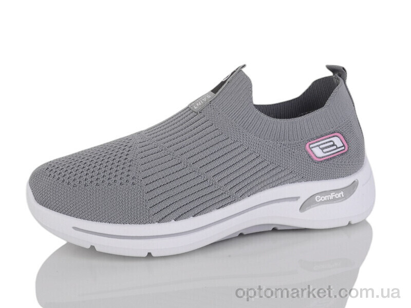 Купить Кросівки жіночі S-3 Шик-Шок сірий, фото 1
