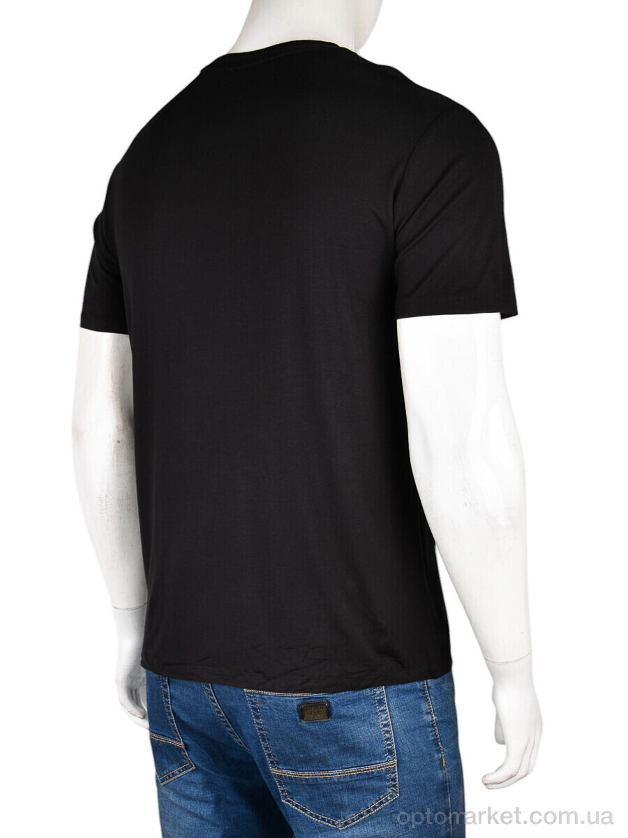 Купить Футболка чоловічі S-HY-3 (10927) black Elite Life чорний, фото 2