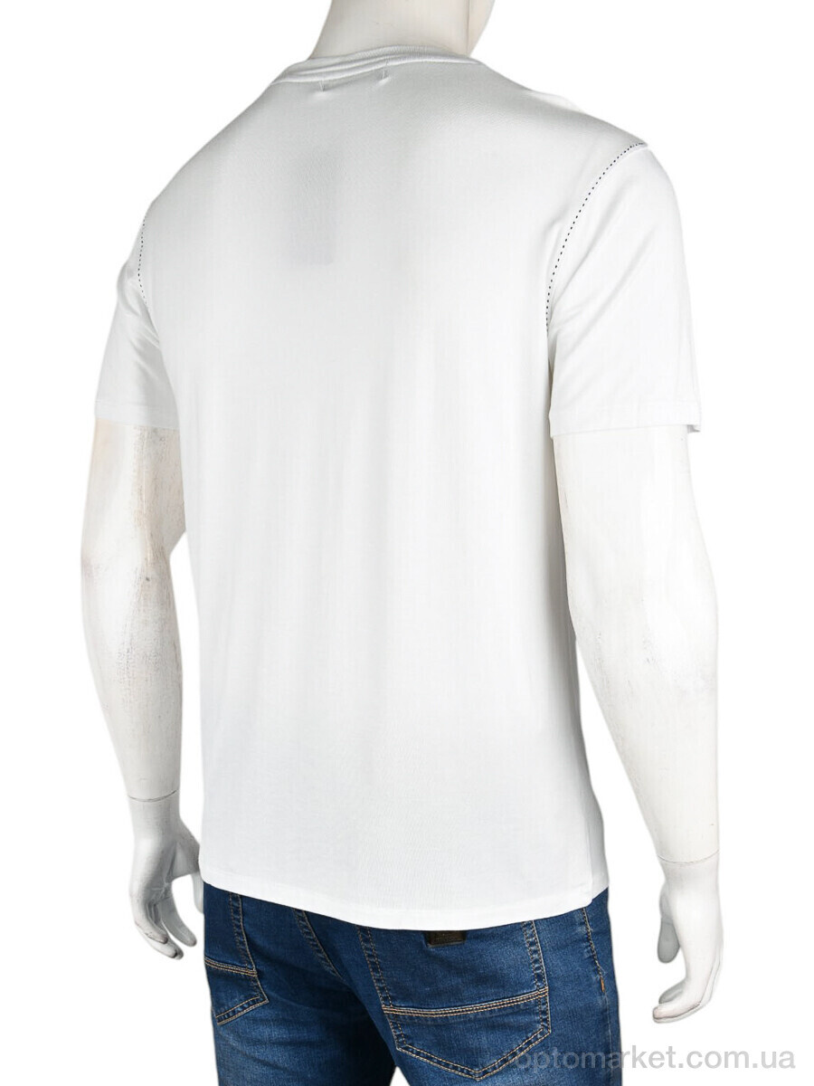 Купить Футболка чоловічі S-HZ-1 (10959) white Elite Life білий, фото 2