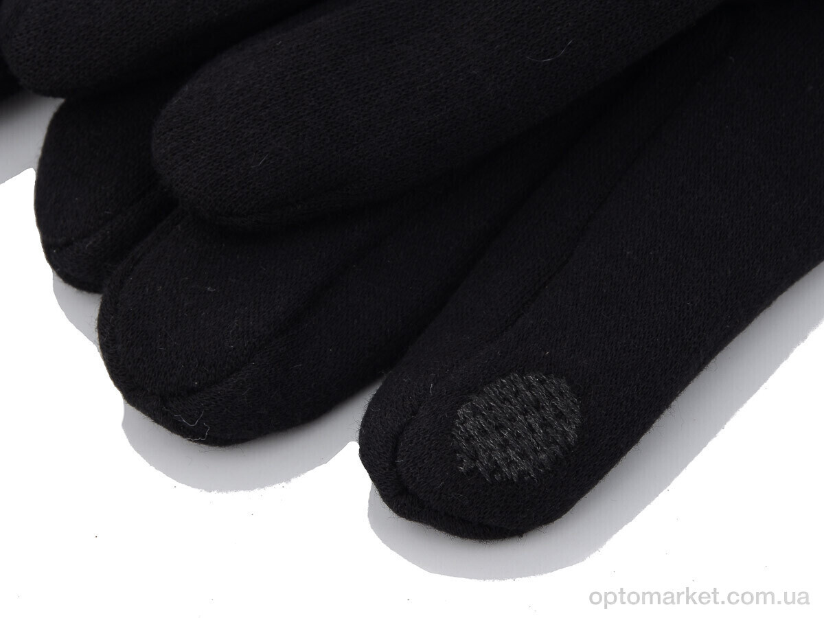 Купить Рукавички чоловічі С05М трикотаж махра RuBi чорний, фото 2