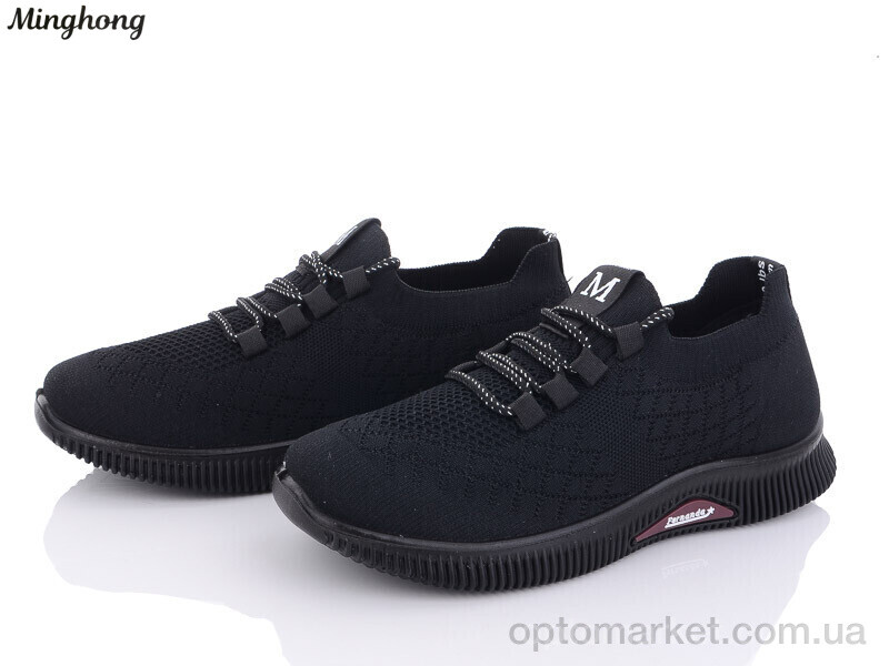 Купить Кросівки жіночі S07-1 Minghong чорний, фото 1