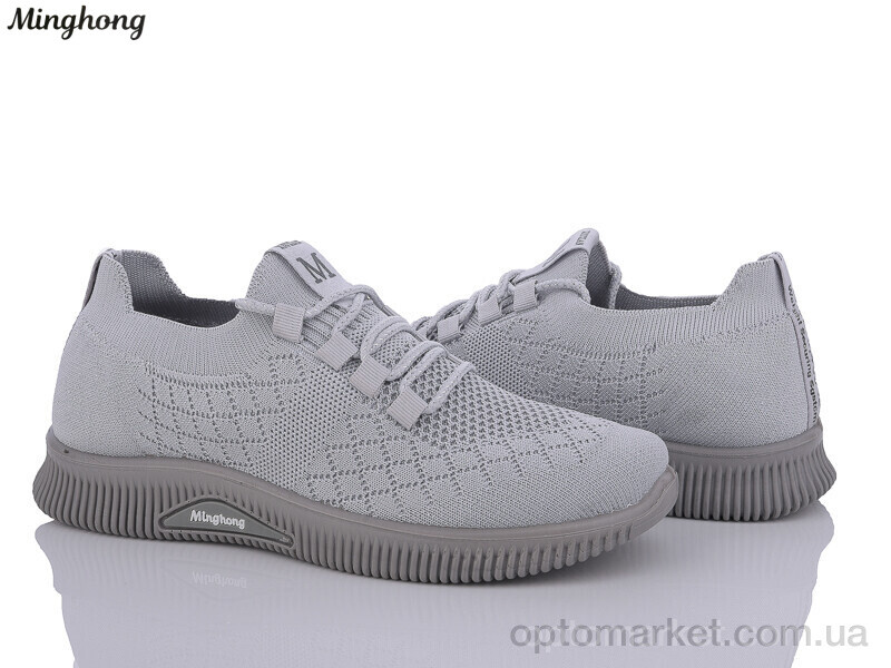 Купить Кросівки унісекс S07-2 Minghong сірий, фото 1