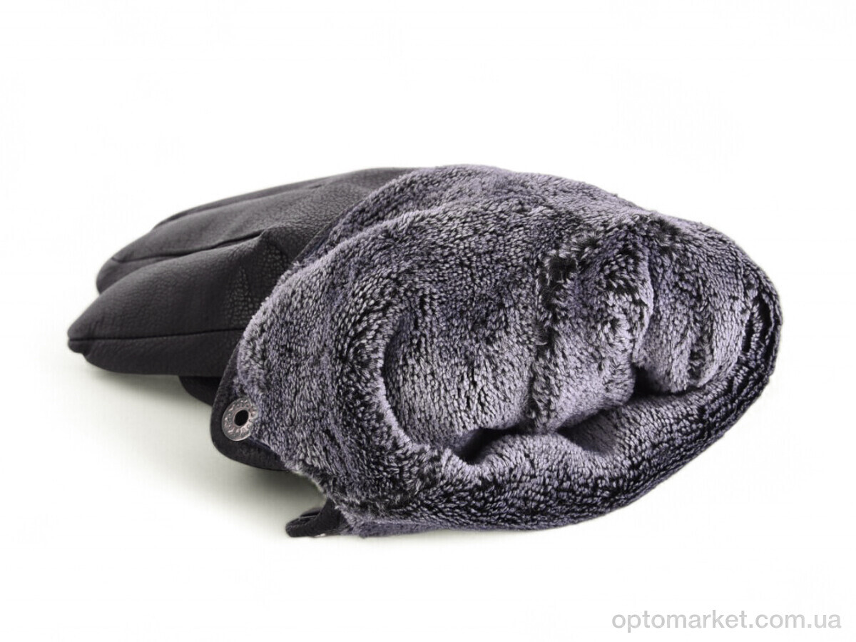 Купить Рукавички чоловічі S111 black Anjela чорний, фото 2