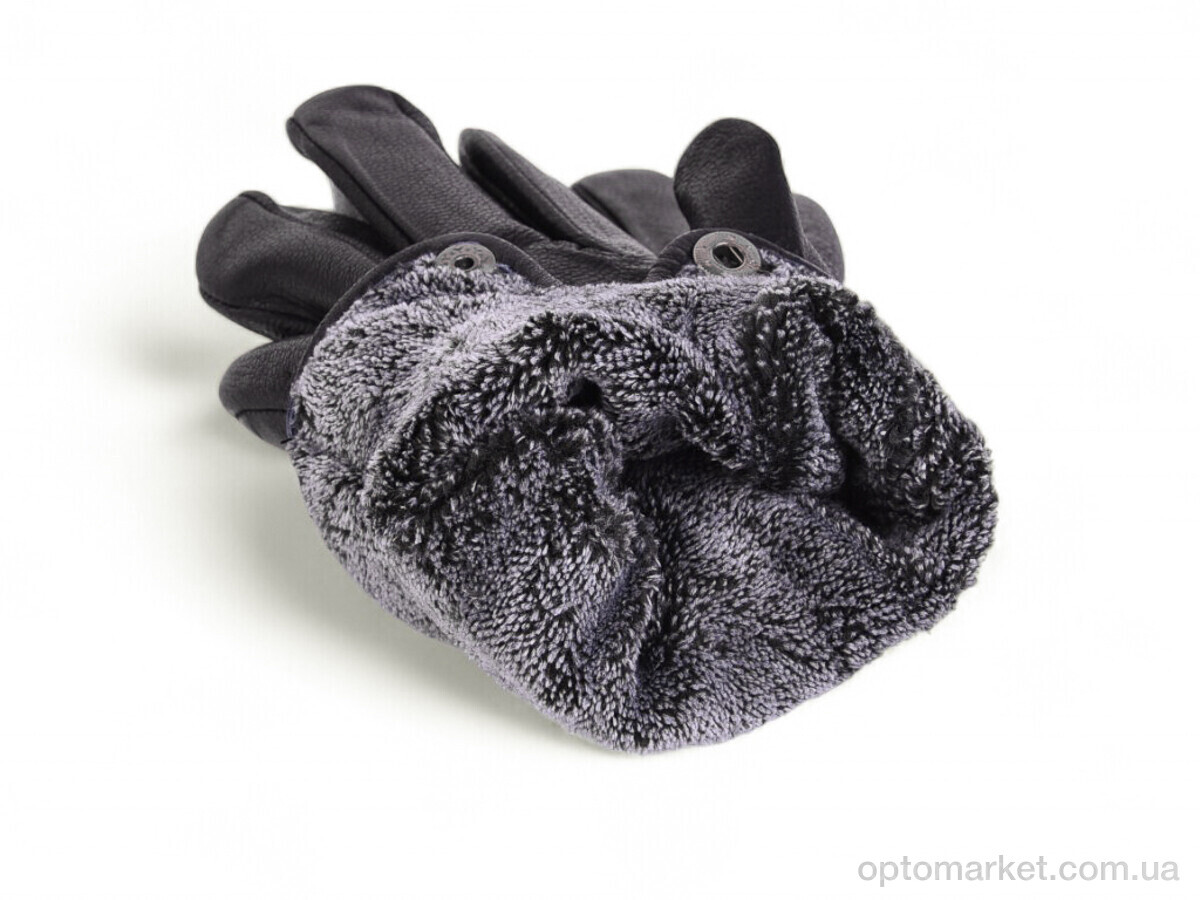 Купить Рукавички чоловічі S112 black Anjela чорний, фото 2