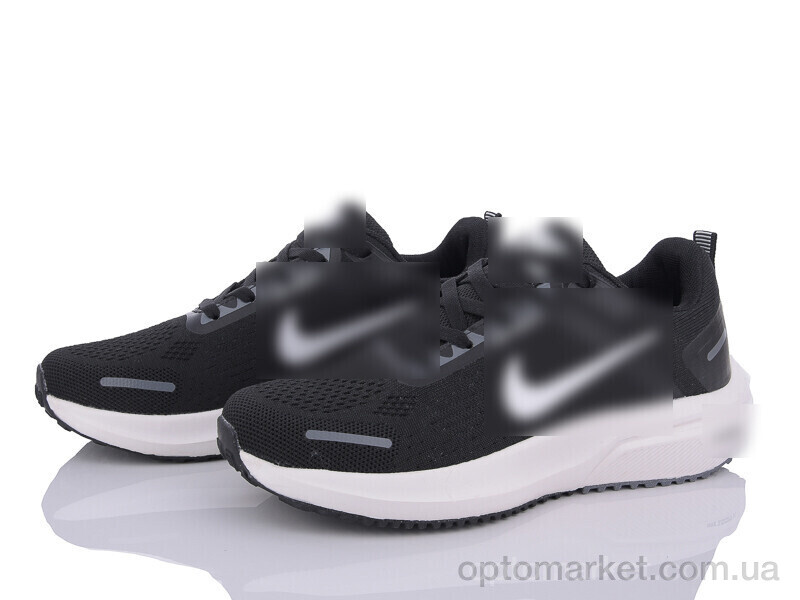 Купить Кросівки чоловічі S12(N215) black-white Wonex чорний, фото 1