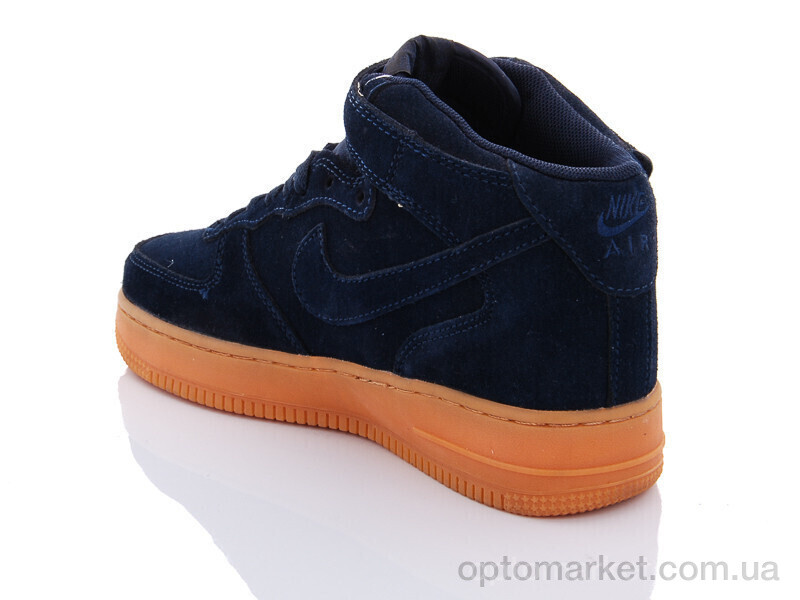 Купить Кросівки жіночі S1506 navy замш N.ke синій, фото 3