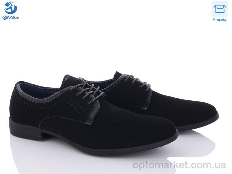 Купить Туфлі чоловічі S1790-1 YIBO чорний, фото 1