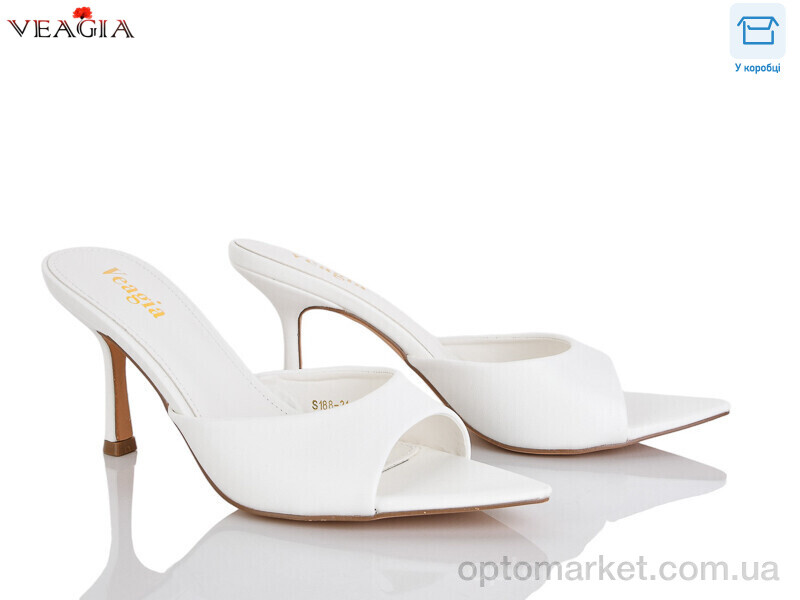 Купить Шльопанці жіночі S188-21 Veagia білий, фото 1